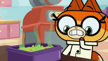 shocked dr fox unikitty oh no curious