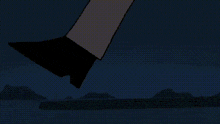 a close up of a cartoon character wearing sunglasses and a bandana .