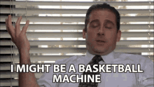 Basketball Machine Steve Carell GIF - Basketball Machine Steve Carell The Office GIFs