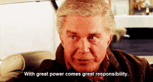 Spider Man Uncle Ben GIF - Spider Man Uncle Ben With Great Power Comes Great Responsibility GIFs