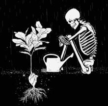 Skeleton Lonely GIF - Skeleton Lonely Waiting GIFs