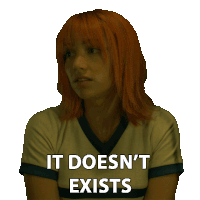 It Doesn'T Exists Nami Sticker - It Doesn'T Exists Nami Emily Rudd Stickers