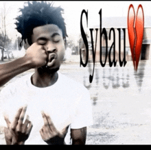 a picture of a man with sybau written on the bottom