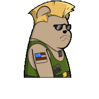 Street Fighter Guile Sticker - Street Fighter Guile Guyle Stickers