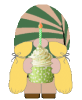 Gnome Birthday Sticker