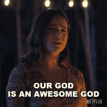 Our God Is An Awesome God Avery GIF - Our God Is An Awesome God Avery Bailee Madison GIFs
