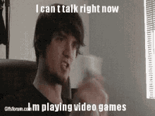 pbg cant talk playing video games