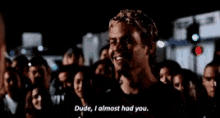 Paul Walker I Almost Had You GIF - Paul Walker I Almost Had You Fast And Furious GIFs