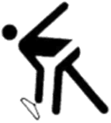 stickman logo sign what weird