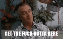 Paulie Gualtieri Pauly GIF - Paulie Gualtieri Pauly Get The Fuck Outta Here GIFs