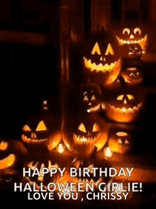 Happy Halloween Birthday GIF - Happy Halloween Birthday Pumpkin GIFs