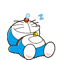 Doraemon Sleeping Sticker - Doraemon Sleeping Zzz Stickers