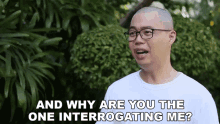 And Why Are You The One Interrogating Me Youre The Trespasser Here GIF - And Why Are You The One Interrogating Me Youre The Trespasser Here Chris Cantada GIFs