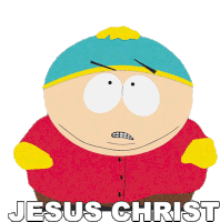 Jesus Christ Eric Cartman Sticker