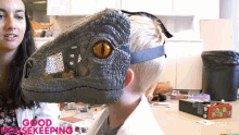 Mask Dinosaur GIF - Mask Dinosaur Disguise GIFs