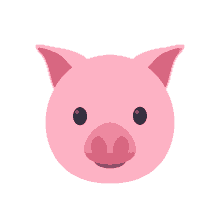pig face joypixels pink pig pigheadedness stubbornness