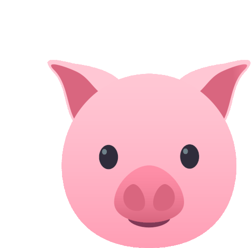 Pig Face Joypixels Sticker - Pig Face Joypixels Pink Pig - Discover & Share  GIFs