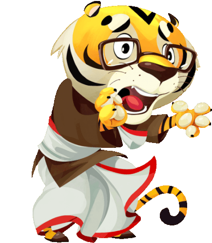 Scared Tiger Shivers Sticker - The Bengal Tiger Worried Shocked - Discover  & Share GIFs