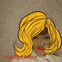 Marilyn More Smile GIF - Marilyn More Smile Yellow Hair GIFs