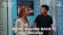 Were Moving Back To Chicago Sandra GIF