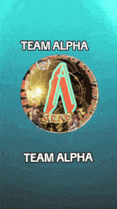 a poster that says team alpha on the top