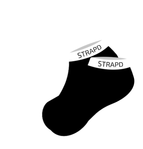 Strapd Socks Sticker