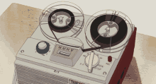 retro vinyl cassette player vintage