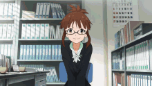 Ritsuko Akizuki Idolmaster GIF - Ritsuko Akizuki Idolmaster Anime GIFs