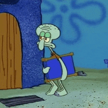 Squidwards Loung Chair Mad GIF