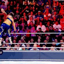 Bayley Top Rope Bayley To Belly GIF - Bayley Top Rope Bayley To Belly Ember Moon GIFs