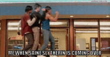 Saine Slytherin GIF - Saine Slytherin Coming GIFs
