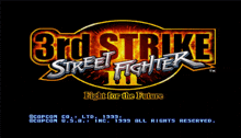 street fighter iii sf3 3rd strike ryu chun