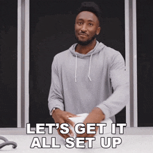 Let'S Get It All Set Up Marques Brownlee GIF - Let'S Get It All Set Up Marques Brownlee Let'S Get Everything Ready GIFs