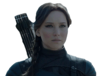 Katniss Everdeen Jennifer Lawrence Sticker - Katniss Everdeen Jennifer Lawrence The Hunger Games Mockingjay Part2 Stickers