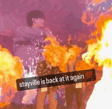 Stray Kids Stayville GIF - Stray Kids Stayville On Fire GIFs
