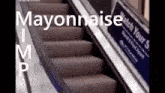 Mayonnaise Escalator GIF