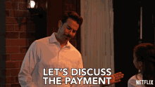 lets discuss the payment lets talk money lets talk payment lets talk about the payment no good nick
