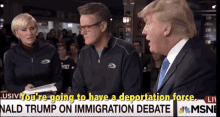 Trump On Immigration GIF - Trump Deportation Force Deported GIFs