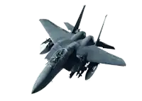 a fighter jet is flying in the air with a white background