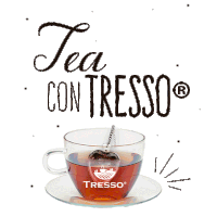 Teatimetresso Cafe Sticker - Teatimetresso Tresso Cafe Stickers