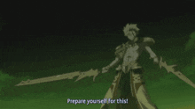 a cartoon character says " prepare yourself for this " at the bottom
