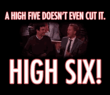 High Six Neil Patrick Harris GIF - High Six Neil Patrick Harris Himym GIFs