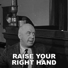 Raise Your Right Hand Otto Preminger GIF