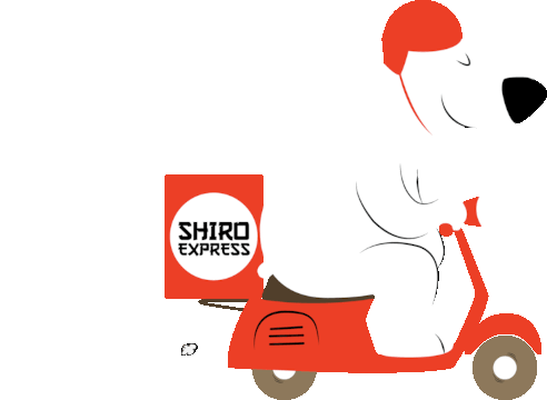 Shiro Shiro Express Sticker - Shiro Shiro Express Delivery Stickers