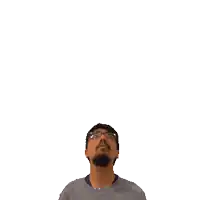 a man looks up at the number 19