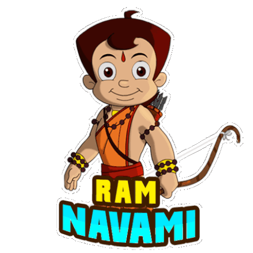 Ram Navami Chhota Bheem Sticker - Ram Navami Chhota Bheem Sri Ram Ka Janm Divas Stickers
