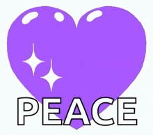 Purple Heart Heart Beat GIF - Purple Heart Heart Beat In Love GIFs