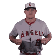 mike trout proud los angeles angels shirt baseball player