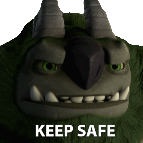 Keep Safe Aaarrrgghh Sticker - Keep Safe Aaarrrgghh Trollhunters Tales Of Arcadia Stickers