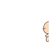 a group of three cartoon animals standing next to each other on a white background .